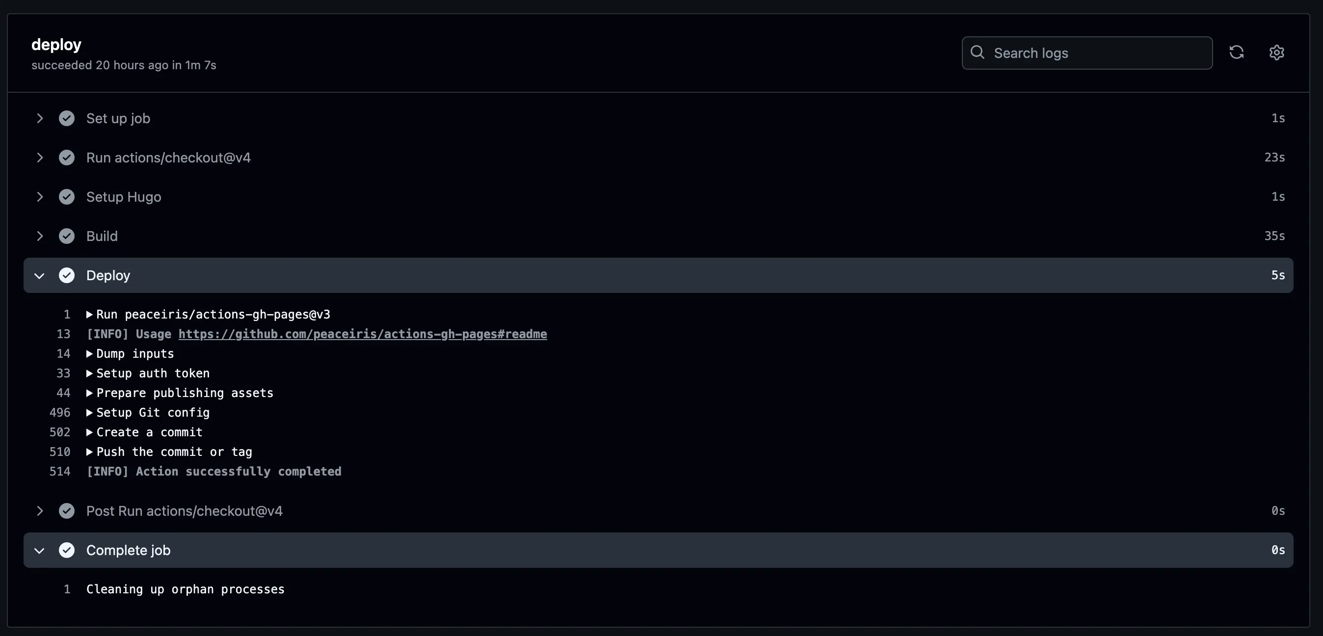 GitHub Actions Workflow
