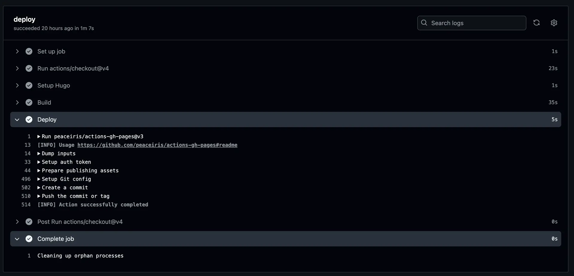 GitHub Actions Workflow