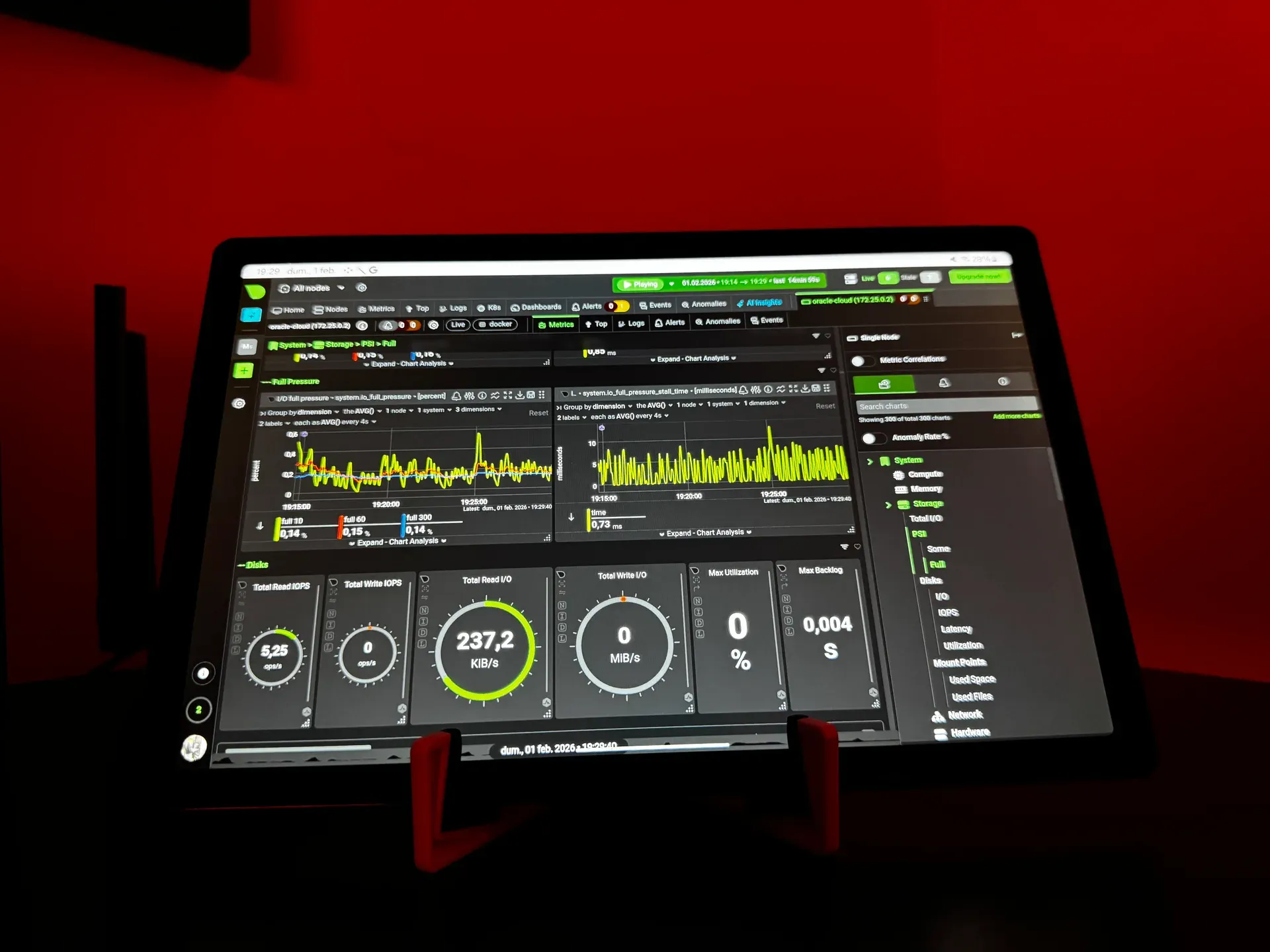Netdata backup monitoring